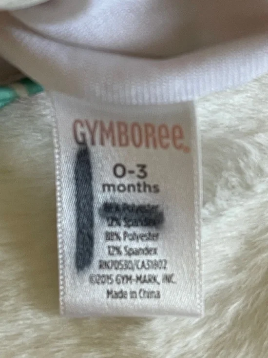 Gymboree Infants Tropical Flamingo One-Piece Swimsuit  SZ 0-3 Months - Picture 4 of 5